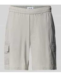 Only & Sons - Relaxed Fit Korte Cargobroek Met Steekzakken - Lyst