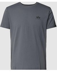 Alpha Industries - T-shirt Met Labelprint - Lyst