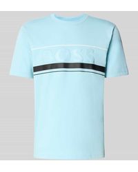 BOSS - Regular Fit T-Shirt aus reiner Baumwolle Modell 'ICONIC ZONE' - Lyst