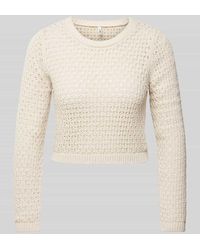 ONLY - Strickpullover mit Lochmuster Modell 'MAURA LIFE' - Lyst