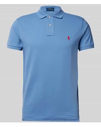 Polo Ralph Lauren - Regular Fit Poloshirt Mit Label-Stitching - Lyst