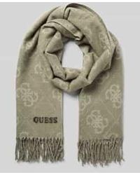 Guess - Sjaal Met Viscose, Model 'Jacquard' - Lyst