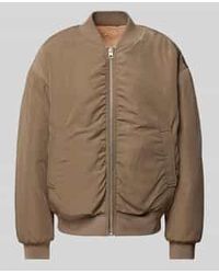 Jake*s - Regular Fit Blouson Met Opstaande Kraag En Steekzakken - Lyst
