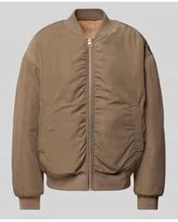 Jake*s - Regular Fit Blouson Met Opstaande Kraag En Steekzakken - Lyst