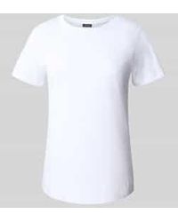 Joop! - T-Shirt Met Labelstitching En Ronde Hals - Lyst