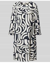 Ouí - Knielanges Kleid Mit Rundhalsausschnitt - Lyst
