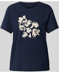 Tom Tailor - T-shirt Met Bloemenprint - Lyst