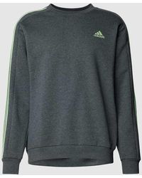 adidas - Sweatshirt mit Label-Stitching - Lyst