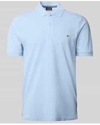 Christian Berg Men - Poloshirt Met Labelstitching - Lyst