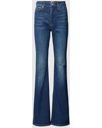 Tommy Hilfiger - Bootcut Jeans mit Logo-Stitching Modell 'SYLVIA' - Lyst