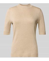 Comma, - Strickpullover aus Viskose-Mix mit 1/2-Arm - Lyst