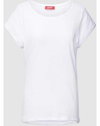 Esprit - T-Shirt mit Rundhalsausschnitt und kurzen Ärmeln - Lyst
