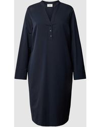 ROBE LÉGÈRE - Kinelanges Kleid mit V-Ausschnitt - Lyst