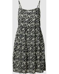 Tom Tailor Denim - Mini-jurk Met Bloemenmotief - Lyst