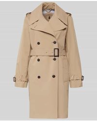 Save The Duck - Regular Fit Trenchcoat mit abnehmbaren Stoffgürtel Modell 'Talya' - Lyst