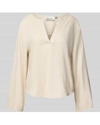 My Essential Wardrobe - Blusenshirt aus Leinen-Viskose-Mix 'DIAS' - Lyst