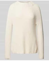 Monari - Gebreide Pullover Met Ronde Hals En Labeldetail - Lyst