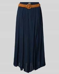 Apricot - Midirok Van Viscosemix Met Riem - Lyst