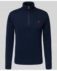 Polo Ralph Lauren - Strickpullover mit gerippten Abschlüssen - Lyst