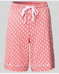 Christian Berg Women - Korte Pyjamabroek Met Elastische Band - Lyst