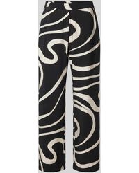 B.Young - Wide Leg Stoffhose mit Allover-Print Modell 'Ibine' - Lyst