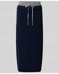 Stefanel - Strickrock aus Lanawolle-Kaschmir-Mix - Lyst