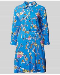 Y.A.S - Knielanges Kleid mit Animal-Print Modell 'SAVANNA' - Lyst