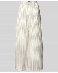 MAX&Co. - Wide Leg Stoffen Broek Met Steekzakken - Lyst