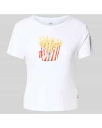 Levi's - Regular Fit T-Shirt Met Logoprint, Model 'Rickie' - Lyst