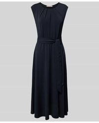 christian berg - Midikleid mit Bindegürtel - Lyst