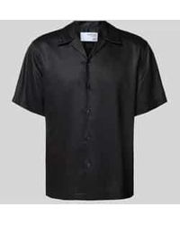 SELECTED - Regular Fit Vrijetijdsoverhemd Van Een Mix Van Lyocell En Linnen, Model 'Regnoa' - Lyst