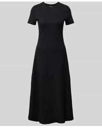 Tommy Hilfiger - Midi-Jurk Met Ronde Hals, Model 'Modern F&F' - Lyst