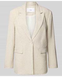 Y.A.S - Regular Fit Blazer aus Viskose-Leinen-Mix Modell 'LIRU' - Lyst