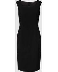 Comma, - Knielanges Kleid mit Square-Neck-Ausschnitt Modell 'neuer GJ' - Lyst