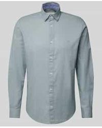 Tom Tailor - Regular Fit Vrijetijdsoverhemd Van Chambray - Lyst