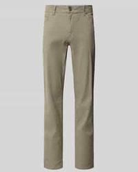 Brax - Regular Fit Stoffen Broek Van Mix Van Katoen En Linnen Model 'Cadiz' - Lyst