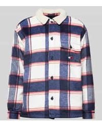 Tommy Hilfiger - Regular Fit Overhemdjack Met Knoopsluiting, Model 'Check Sherpa' - Lyst