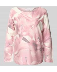 ZABAIONE - Langarmshirt aus Viskose-Mix mit Rundhalsausschnitt - Lyst