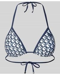 Guess - Bikini-Oberteil mit Label-Print - Lyst