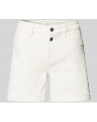 QS - Regular Fit Jeansshorts im 5-Pocket-Design Modell 'Abby' - Lyst
