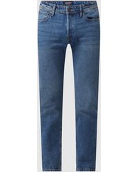 Jack & Jones Comfort Fit Jeans aus Baumwolle Modell 'Mike' - Blau