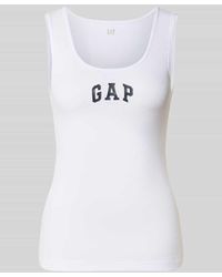 Gap - Slim Fit Top mit Logo-Print - Lyst