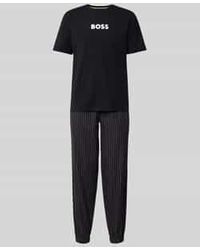 BOSS - Pyjama Met Labelprint - Lyst