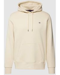 GANT - Hoodie aus reiner Baumwolle - Lyst