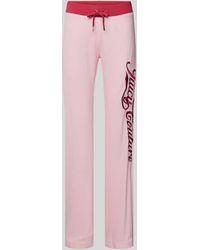 Juicy Couture - Flared Cut Sweatpants Met Labelstitching - Lyst