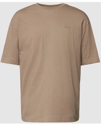 GANT - Regular Fit T-Shirt mit Logo-Stitching - Lyst