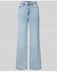 Vero Moda - Wide Fit Jeans mit Knopfverschluss Modell 'TESSA' - Lyst