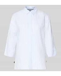 Brax - Regular Fit Linnen Blouse Met 3/4-mouwen - Lyst