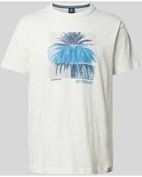 Lerros - T-shirt Met Motiefprint - Lyst