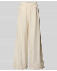MSCH Copenhagen - High Waist Stoffhose mit Leinen-Anteil Modell 'DISA' - Lyst